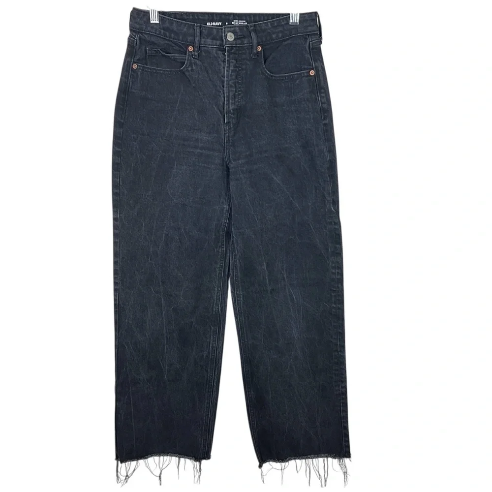 Old Navy Extra High-Rise Sky-Hi Wide Leg Secret Smooth Pockets Women’s Size 8